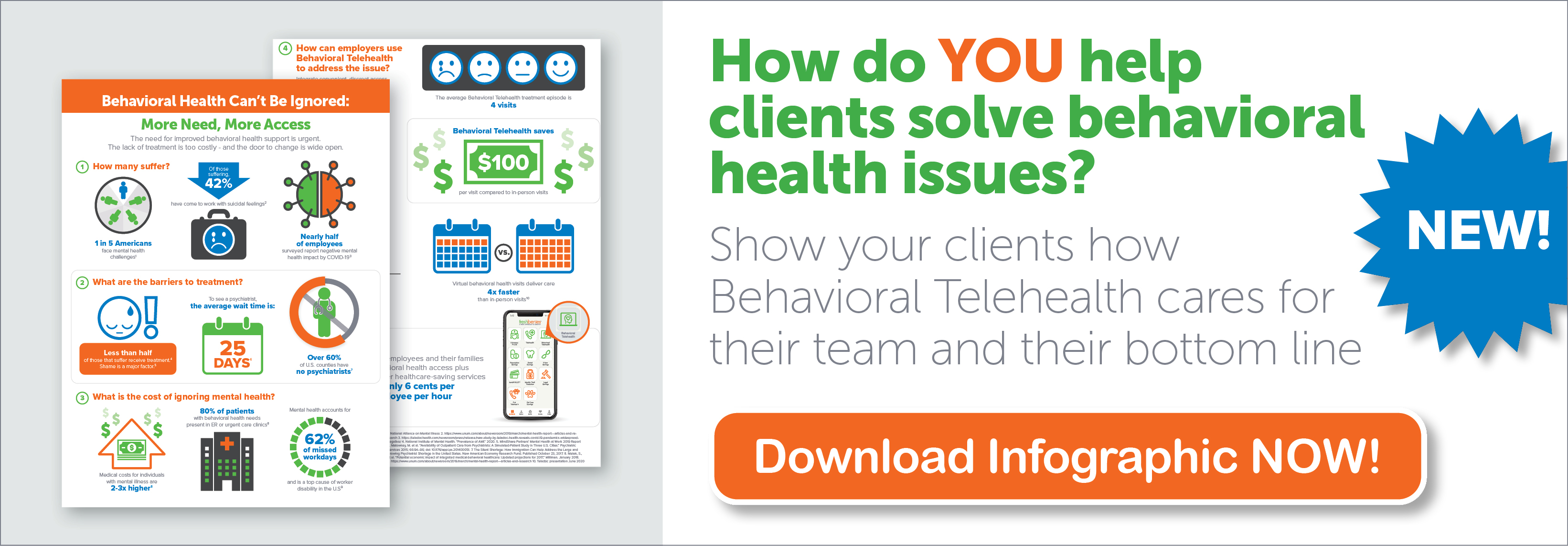 How do you help clients meet behavioral health needs?
